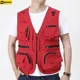 thumbnail image 4 of Chaleco táctico de pesca y senderismo para hombre, chaqueta sin mangas de malla para fotógrafo, 14 bolsillos, novedad de verano, 4 of 5