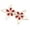 Jujube red Bee white, variant on lanema Butterfly Shape Cheongsam Button Decorative Knot Buttons Sewing Fasteners