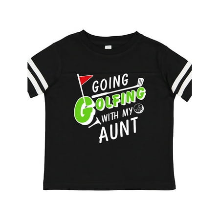 

Inktastic Going Golfing with my Aunt- kids golf Gift Toddler Boy or Toddler Girl T-Shirt