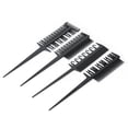thumbnail image 3 of Hairdresser Comb, Ergonomics Handle Hair Dying Comb, High Temperature Resistant For Home Professional, 3 of 8