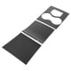thumbnail image 2 of Cubierta de consola central de 3 uds, Panel portavasos embellecedor de fibra de carbono apto para Tesla modelo 3 2018-2019, 2 of 14