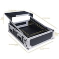 thumbnail image 5 of Sound Town Glide Laptop Platform Musical Instrument Cases, Plywood and Metal Black, 37.4 lb, 5 of 8