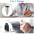 thumbnail image 2 of 12 pcs ballpoint pens with stylus tip, 1.0 mm black ink metal, 2 of 5
