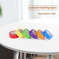 thumbnail image 2 of Masking Tape,6 Different Color Rolls- 1 Inch X 13 Yards (2.4Cm X 12M), 2 of 7