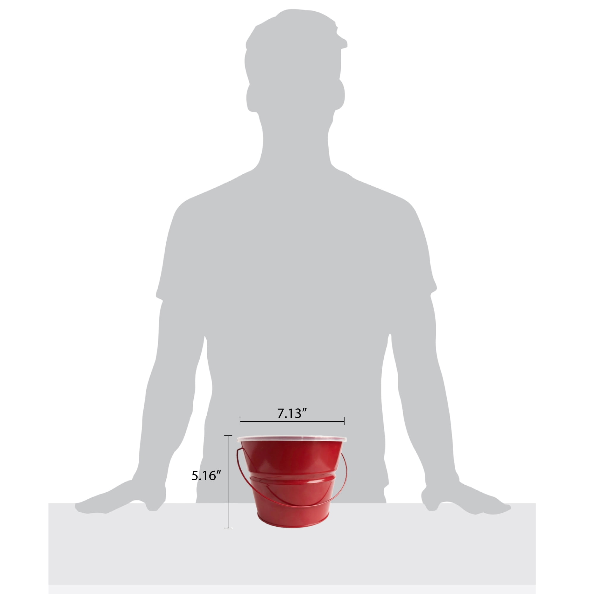 Mainstays Outdoor Citronella Bucket Candle, 30oz, Multiple Colors