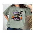 thumbnail image 5 of Scary Quilter Costume T-Shirt: Fun Halloween Sewing Tee for Quilting Lovers, 5 of 10
