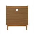 thumbnail image 3 of 25" Solid Wood 2-Drawer Night Stand with Gallery - Caramel, 3 of 5
