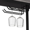 thumbnail image 5 of DEXTRUS 4 Tier Kitchen Bakers Rack with Power Outlet, 67" Freestanding Microwave Stand with Storage Cabinet and Sliding Barn Door for Kitchen Living Room, Gray, 5 of 8
