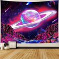 thumbnail image 1 of Tapices de pared psychedelic lunares tapices celestiales sol y luna tapices dormitorio, sala de estar, 148*200CM,11 Afortunado Sencillez, 1 of 3