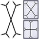 thumbnail image 1 of Correas para sujetar sábanas, correas para sábanas, clips ajustables para sábanas, sujetadores que mantienen las sábanas en su lugar, 2 piezas/juego, color negro, 1 of 5