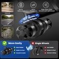 thumbnail image 5 of 11Pcs Hardshell Luggage Set, Lightweight Suitcases w/ Spinner Wheels, Carry on Luggage, Black, 5 of 9