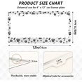 thumbnail image 3 of GZHJMY Cute Dog Paw Prints Animal License Plate Frames for Women Men 2 Pcs Personalized Car License Plate Holder with Screw Caps, Elliptical Hole Decorative, 3 of 7