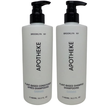 Apotheke Canvas Shampoo and Conditioner 16.2oz Pump Bottles