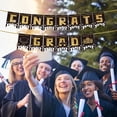 thumbnail image 5 of SMKE Class Of 2026 Garland,Easy Install Decor,Garland Banner Combo,Party Photo Banner,Biodegradable Graduation Paper Banner,Black 18x13in Hanging Flag with Loops for High School & College Grad Party, 5 of 9