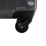 Jetstream 28-inch Hardside Rolling Spinner Checked Luggage, Charcoal