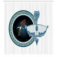 thumbnail image 3 of Ambesonne Sagittarius Shower Curtain, Bow Arrow, 69"Wx75"L, Multicolor, 3 of 3