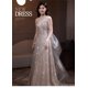 thumbnail image 1 of Vestido de noche plateado elegante, escote de lentejuelas, cintura ceñida, batas de graduación, hombros descubiertos, correa ajustable, vestido de fiesta de Tailgating, 1 of 5