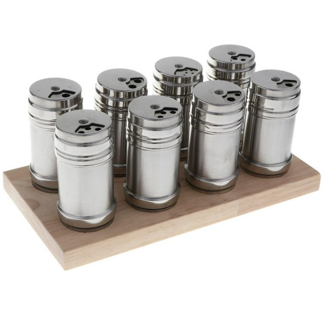 8pcs Wooden Base 8pcs Smell Cylinder Set -Montessori Educational