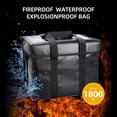 thumbnail image 1 of Document Fireproof Lipo Safe Bag Explosionproof Protective Battery Waterproof Bag with Zippers Handle Strap Portable Storage Guard Pouch for Battery Storage and Charging, 1 of 7