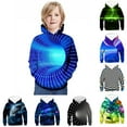 thumbnail image 4 of LRen Boys Girls Hoodies 3D Printed Cool Hooded Lightweight Hooded Pullover Sweatshirt for Kids,9-10 Years,Z5-Blue, 4 of 4