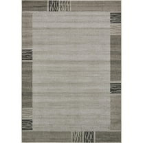 Unique Loom Del Mar Collection Area Rug - Sarah (7' 10" x 11' 4" Rectangle Light Gray/Gray)