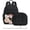 Black - Ita Backpack, variant on BAGSMART College Backpack, Lightweight Bookbag with 15.6 inch Laptop Compartment, Casual Daypack for Travel Work Commuter, Pink