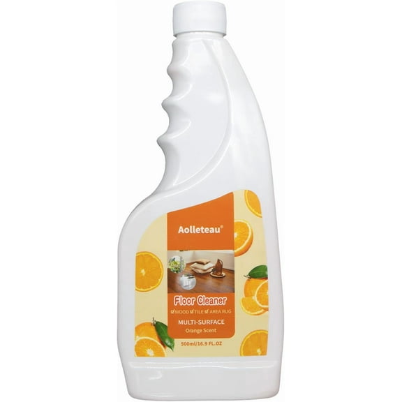 Floor Cleaner Compatible with Roborock, Eufy, Dreame, iRobot Roomba Robot Vaccum and Mop, Wet Dry Vacuums and Wetjet Mops, 16.9 FL.oz, Concentrate, Dilution Ratio 1:200, Orange Scent