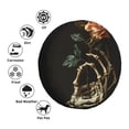thumbnail image 4 of Rateoe Skeleton Hand Rose Butterfly Pattern Tire Cover Wheel Protectors Weatherproof Wheel Covers Universal Fit for Trailer Rv SUV Truck Camper Travel Trailers Accessories-15 inch, 4 of 6