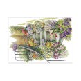 thumbnail image 1 of Monstrate Kit de bordado de puntada, juego de costura de flores, patrón de paisaje hecho a mano, costura de hilo impreso para pintura Artesanía, 1 of 6