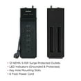 thumbnail image 5 of CyberPower B1206 3000 Joule Surge Protector Power Strip 12 Outlets 6ft Extension Cord, Black, 5 of 7
