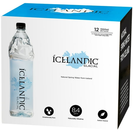 celandic Glacial Natural Spring Water  12 Pack 50.7 fl. oz. Bottles