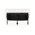 thumbnail image 2 of Meyda Tiffany 171909 Warwick 3 Light 12" Tall Wall Sconce - Black, 2 of 3