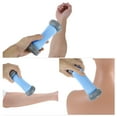 thumbnail image 4 of Unique Bargains 1 Pc Comfortable Roller Manual Massager Tools 6.69"x2.64"x2.64" Gray Blue, 4 of 6