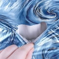 thumbnail image 5 of joogoo Swirls Tie Dye Blue Pattern Men's Cycling Jerseys Mountain Bike Short Sleeve Tops M, 5 of 7