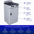 thumbnail image 3 of Estufa Parrilla de Gabinete de Gas de 4 Quemadores Garell Plata, 3 of 8