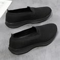 thumbnail image 4 of Women's Slip On Loafer Shoes Mesh Casual Ballet Flat Walking Sneakers Knit Round Toe Casual Memory Foam Shoes, 4 of 7