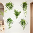 thumbnail image 1 of Wall Decor 3D Green Plantes Wall Sticker 3D Natural Wind Green Plantes Wall Stickers Green Plantes Leaves Wall Sticker Bathroom Toilet Decor Green Plantes 3D Stickers For All Types Of Walls, 1 of 4