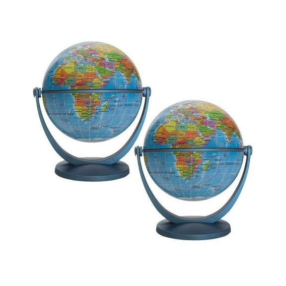 4" Blue Ocean GyroGlobe, Pack of 2