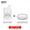 HT05 White with Case, variant on NEW YMTQ HT05 ANC Wireless TWS Bluetooth 5.2 Earphones 40dB Active Noise Cancellation Headset 6 Mic ENC HD Call TWS Earbuds