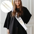 thumbnail image 4 of Eease 2pcs Graduation Sashes Stole Senior Prom King Queen Sash Class of 2023, 4 of 6