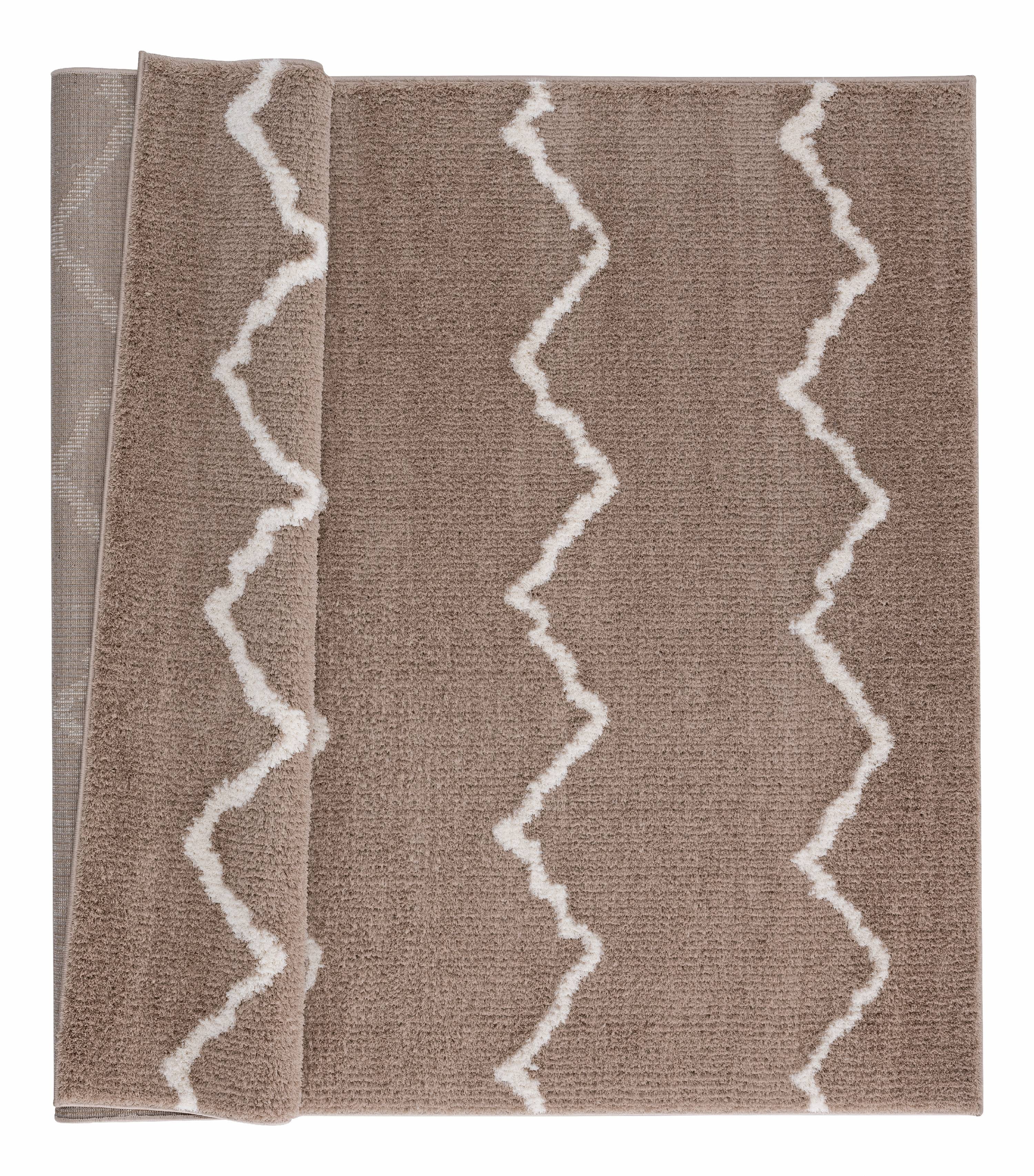 United Weavers Celestial Poyel Contemporary Stripe Accent Rug, Beige, 1'11" x 3'