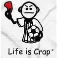 thumbnail image 2 of Red Card Soccer Funny Referee Novelty Men's Graphic T Shirt Tees Brisco Brands S, 2 of 4