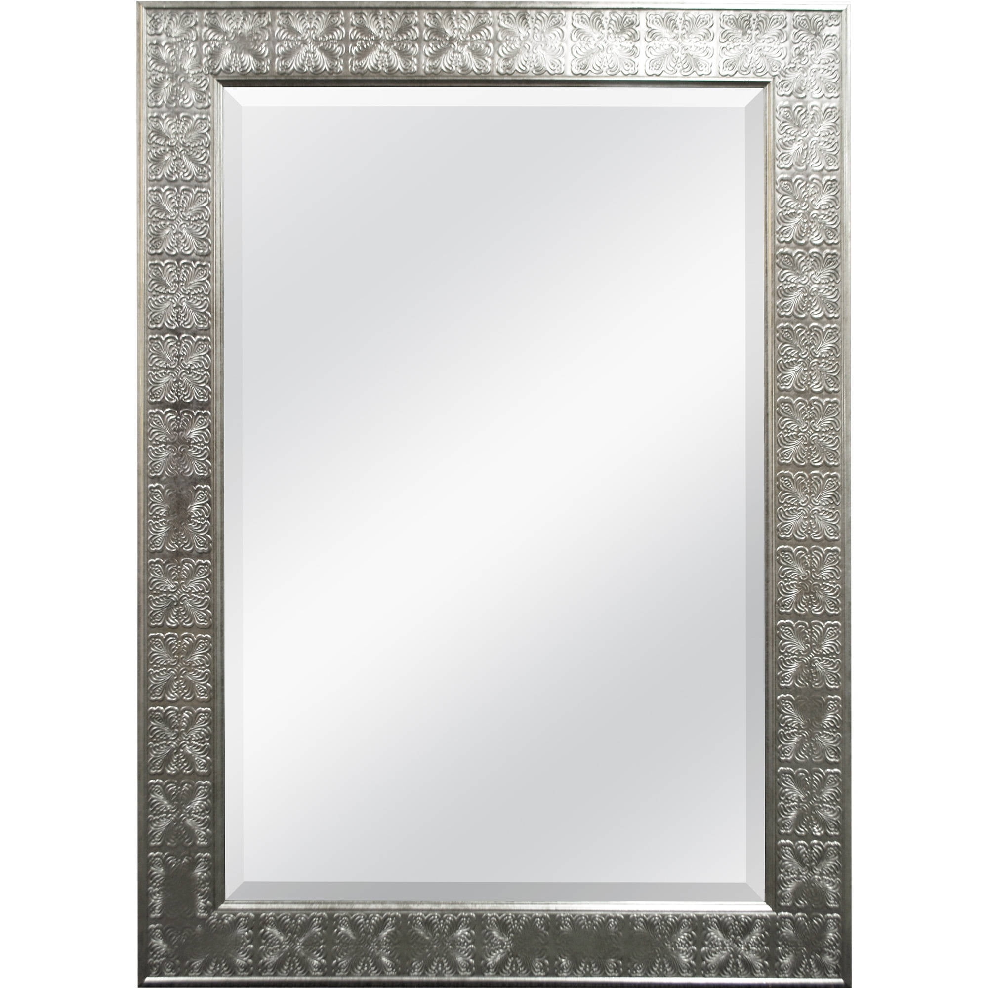Photo 1 of 31 x 43 Metal Foil 3 Profile Wall Mirror, Silver