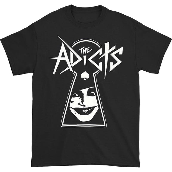 Reprint Rare THE ADICTS KEYHOLE T-SHIRT