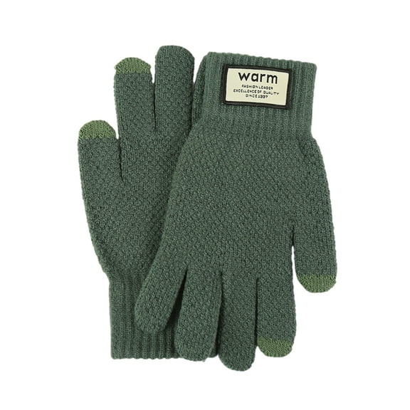 Aellinatey Winter Gloves Sports Full Finger Mitten Can Touchable Screen for Adult Teens