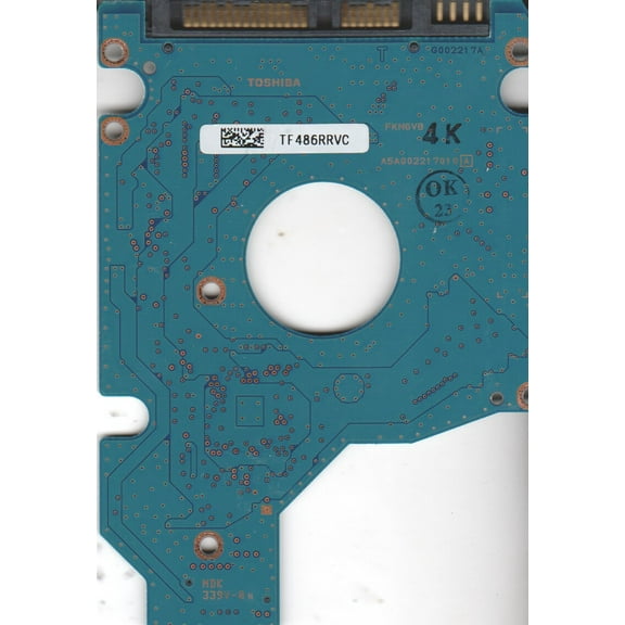 MK3252GSX, HDD2H01 F VL01 T, G002217A, Toshiba 320GB SATA 2.5 PCB