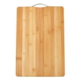 thumbnail image 1 of 2-sides Bamboo Wooden Chopping Board Home Kitchen Fruits Meat Vegetable Slicing Cooking Board, 1 of 8