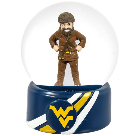 West Virginia Mountaineers 100mm Mascot Glass Water Globe