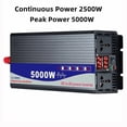 thumbnail image 2 of 3000/4000/5000W Inverter DC 12V 24V 48V To AC Convertor Transformer Solar Double Digital Display Power Inverter ,Protect Your Appliances, 2 of 6