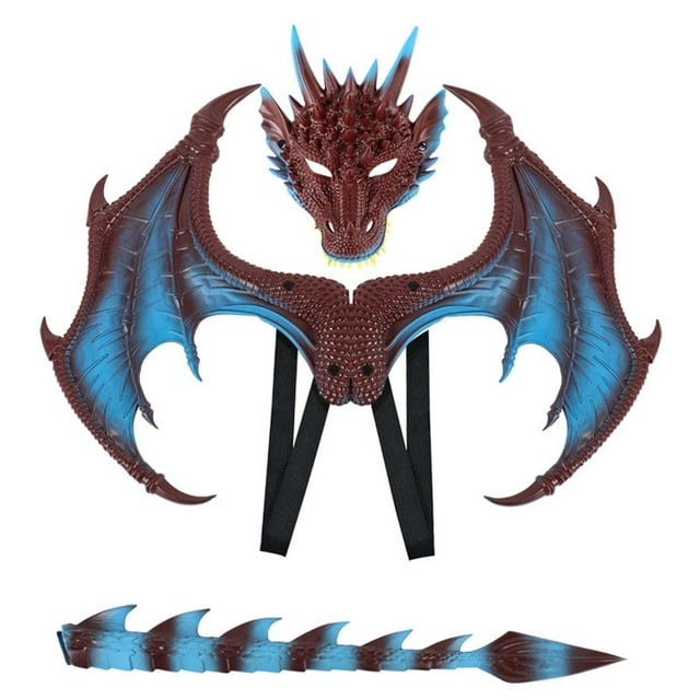 Disfraz de alas de dragón para niños, accesorios de cosplay de anime, accesorios de fiesta, cosplay de fiesta Violeta
